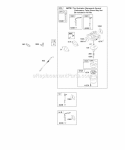 Carburetor Diagram and Parts List for 202412-0166-E1  Briggs and Stratton Engine